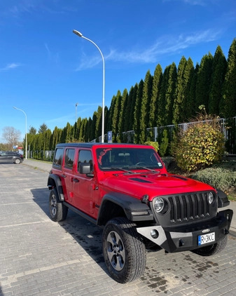 Jeep Wrangler cena 150000 przebieg: 87000, rok produkcji 2019 z Mogielnica małe 154